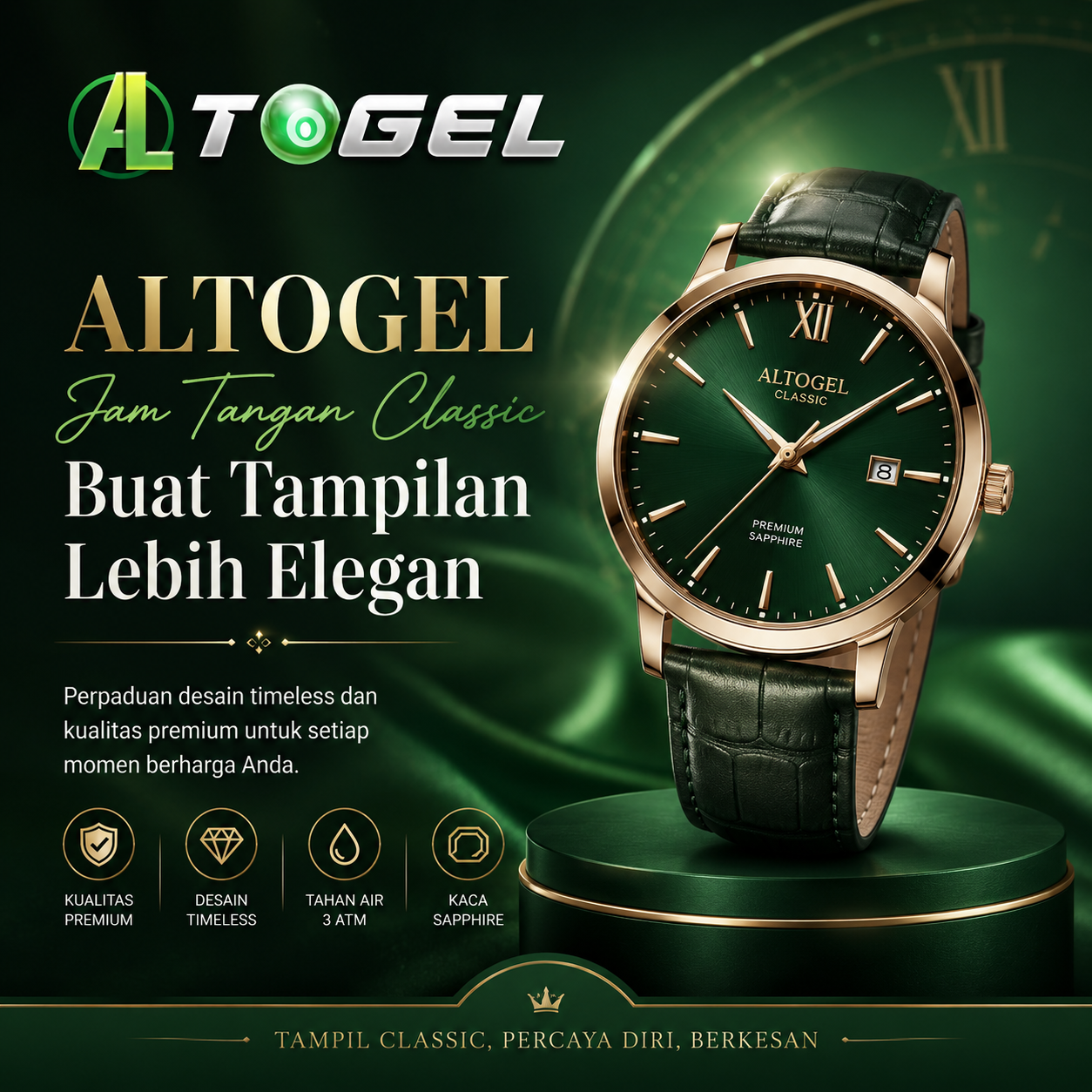 Thumbnail 1 of 3, Poster, ALTOGEL - Tren Terbaru Jam Tangan Classic Tampang Elegan dengan Harga Bersahabat designed and sold by ALTOGEL.